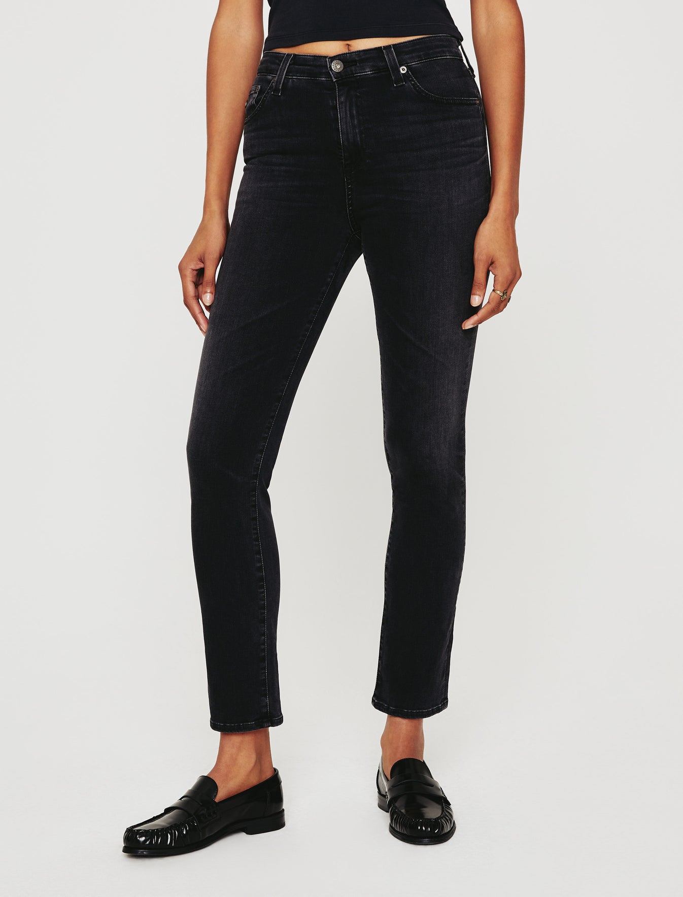 Mari|High-Rise Slim Straight